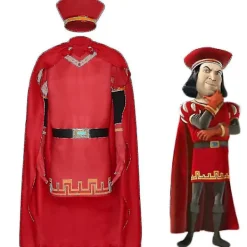 Lord Farquaad Cosplay-dräkt för vuxna och barn Halloween-karnevaldräkt M> Dräkter