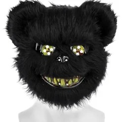 Läskig Björnmask, Krypande Masker för Vuxna och Barn, Skräck Teddybjörnsmask, Plysch Blodig Björnmask, för Fest Karneval Cosplay> Masker