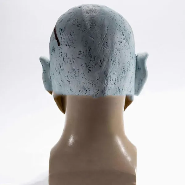 Läskig Clown Mask Skräck Leende Mördare Flintskallig Demoner Helhuvud Latex Mask Blodiga Djävular Halloween Cosplay Kostym Tillbehör> Masker