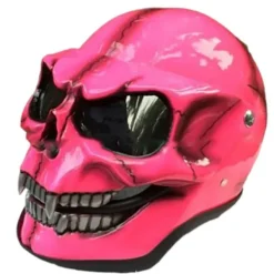 Läskig dödskalle cosplay latexmask med LED-ljus Halloween karneval fest skräck utklädnad kostym rekvisita> Masker