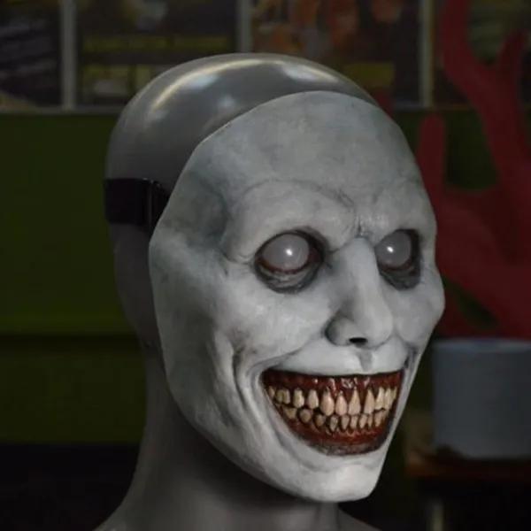 Läskig Halloweenmask för vuxna - Leende demoner, skräckmasker Cosplay Läskiga Halloweenkostymrekvisita för Halloweenfest Karneval Cosplay (1 st)> Masker