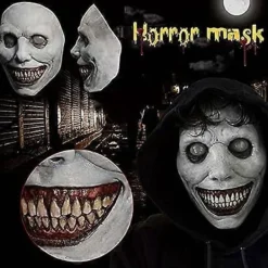 FMYSJ Läskig Halloweenmask, Skrämmande Halloweenmask Den Onda Demonen Cosplay Halloween Kostymfest Rekvisita (FMY)><noscript><img width=