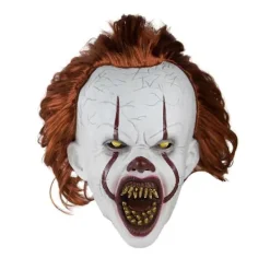 Läskig It Pennywise Krypande Clown Mask, Cosplay & Dekoration Halloweenfest Rekvisita Not Glowing> Masker