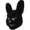 Läskig Kanin Mask Halloween Party Maskerad Stil Svart Plast 1st> Masker