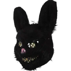 Läskig Kanin Mask Halloween Party Maskerad Stil Svart Plast 1st> Masker