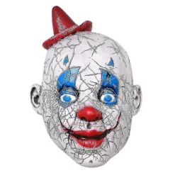 Läskig och kuslig djävulsmask Halloween rolig clownmask för vuxna Halloween kostym Cosplay rekvisita Joker mask> Masker