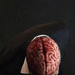 Läskig Skalle Mask, Latex Skalle Mask, Halloween Mask för Vuxna Som Är Extremt Oroliga Med Avtagbara Käkar, Rollspel><noscript><img width=