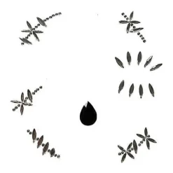 Läskiga Halloween Smink Ornament><noscript><img width=