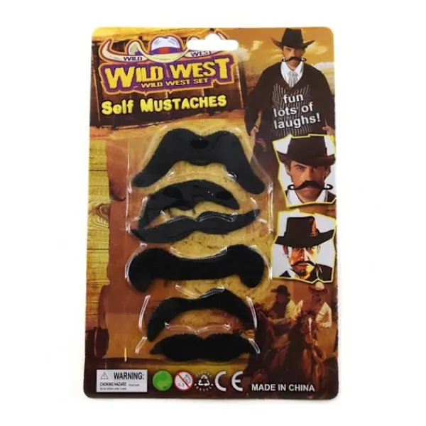 Leksaksaffären Lösmustascher 6-pack> Tillbehör