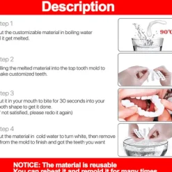 Löstander, övre och nedre proteser, Snap On V SQBB_max><noscript><img width=