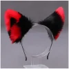 Luddig djuröron pannband katt huvudbonad Halloween Cosplay fest mjuk, färg 14> Huvudbonader