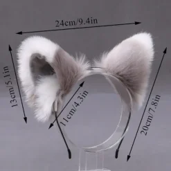 Luddiga Djur Kattunge Öron Hårband Katthuvud Halloween Cosplay Fest-FS-><noscript><img width=