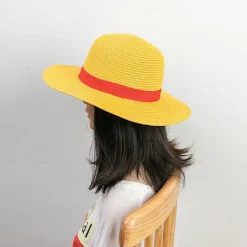 Luffy stråhatt One Piece Cosplay keps Anime solhatt><noscript><img width=