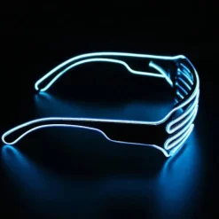 Lysande Glasögon Lysande Coola Glasögon, LED Partyglasögon Glödande Ögonglasögon Leksak Glasögon För Halloween (ShiKai)><noscript><img width=