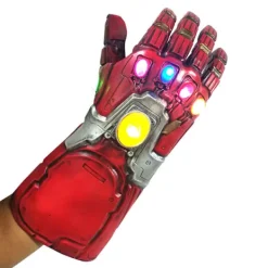 Lysande handskar Iron Man Infinite Glove Arm Glowing Off Ba Latex Mie Pa Handskar Fulian 4 Perifer (Rött sken)> Tillbehör