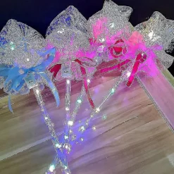 Lysande magisk bollstav glödstav barnpresent häxa trollkarl LED magisk stav prinsessa halloweenkostym det mest prisvärda! -Sy stars 45*10*10><noscript><img width=