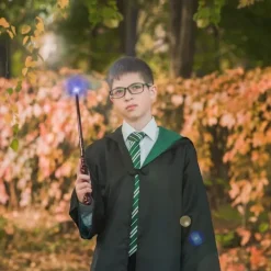 Lysande magisk trollstav med ljud och ljus, leksak för barn, flickor, pojkar, fest><noscript><img width=