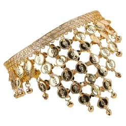 Magdans huvudband gyllene magdans huvudbonad hårband dans kostym smycken tillbehör><noscript><img width=