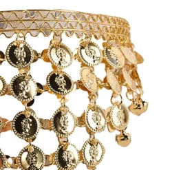 Magdans huvudband gyllene magdans huvudbonad hårband dans kostym smycken tillbehör><noscript><img width=