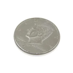 EASTVAPS Magisk mynt i Half Dollar-stil – Silvermetallrekvisita för fingerfärdighet, trick och myntillusioner> Tillbehör