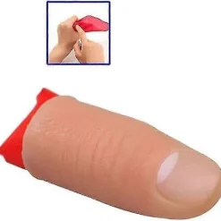 Magiska Fingrar Falska Fingrar Mjuka Tummspetsar Scenföreställningsrekvisita Skämtleksaker Med Röd Siden Träningsduk (2st)><noscript><img width=