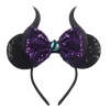 Maleficent Musöron Huvudband för Halloween Cosplay Festfavoriter> Huvudbonader