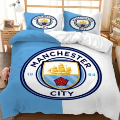 unbranded Manchester City Sängkläder 135*200cm> Masker