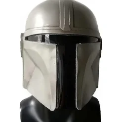 Mandalorian Hjälm Helhuvud Latex Mask Film Cosplay Kostym Halloween Rekvisita för Vuxna Barn-Perfekt> Huvudbonader