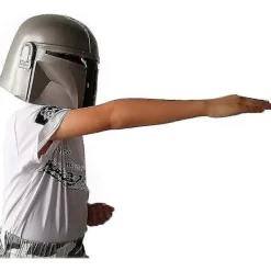 Mandalorian Hjälm Helhuvud Latex Mask Film Cosplay Kostym Halloween Rekvisita för Vuxna Barn-Perfekt><noscript><img width=