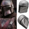 Mandalorianhjälm Star Wars Boba Fett Vuxen Cosplay Rekvisita Hjälmar> Huvudbonader
