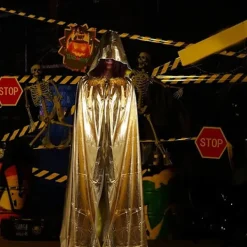 Mantel med huva Halloween trollkarl huva kappa fullängds mantel för kvinnor><noscript><img width=