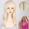 Margot Robbie Cosplay-peruk för kvinnor, lång blond lockig Ken-kostymperuk> Peruker