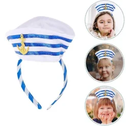 Marinblå Hatt Hårband för Cosplay 6st Blandade Färger Tyg Hårband[YJD] 19.00X11.00X1.30CM><noscript><img width=