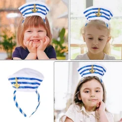 Marinblå Hatt Hårband för Cosplay 6st Blandade Färger Tyg Hårband[YJD] 19.00X11.00X1.30CM><noscript><img width=