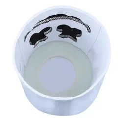 Marshmallow DJ-mask med lysande baratmosfär rekvisita><noscript><img width=