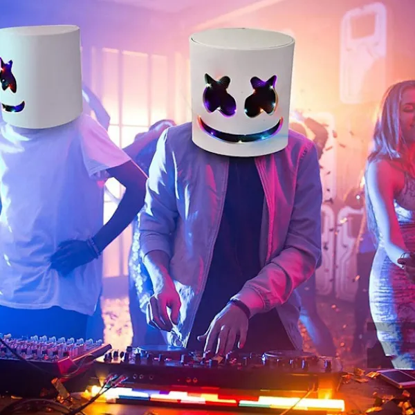 Marshmello DJ Mask Halloween Cosplay Mask> Masker