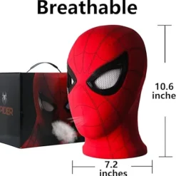 Mascara Spiderman Huvudbonad Cosplay Rörliga Ögon Elektronisk Mask Spider Man 1:1 Hakstyrning Elastiska Leksaker För Vuxna Barn Present_max><noscript><img width=