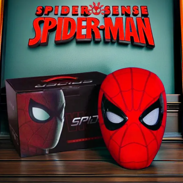 Mascara Spiderman Huvudbonad Cosplay Rörliga Ögon Elektronisk Mask Spider Man 1:1 Fjärrkontroll Elastiska Leksaker För Vuxna Barn Present-FM-> Masker
