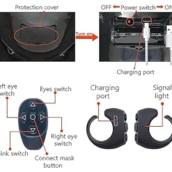 Mascara Spiderman Huvudbonad Cosplay Rörliga Ögon Elektronisk Mask Spider Man 1:1 Fjärrkontroll Elastiska Leksaker För Vuxna Barn Present-FM-><noscript><img width=