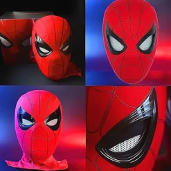 Mascara Spiderman Huvudbonad Cosplay Rörliga Ögon Elektronisk Mask Spider Man 1:1 Fjärrkontroll Elastiska Leksaker För Vuxna Barn Present-FM-><noscript><img width=