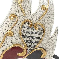 FMYSJ Maskera Venedig Flamma Form Herr Masker Maskeradmask för Män Venetianska Karnevalsmasker Venetiansk Mask Män (FMY) 21X17X4cm><noscript><img width=