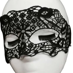 Megabilligt Maskerad Mask Venetiansk Ögonmask i Spets Lace> Masker