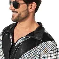 tectake Maskeraddräkt disco träningsoverall retro 80- och 90-tal herr XL><noscript><img width=