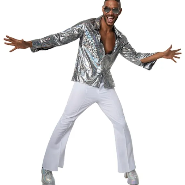 tectake Maskeraddräkt discokille 70-tal herr M> Dräkter