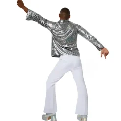 tectake Maskeraddräkt discokille 70-tal herr M> Dräkter