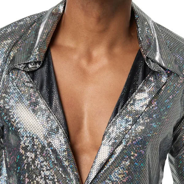 tectake Maskeraddräkt discokille 70-tal herr M> Dräkter