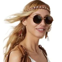 tectake Maskeraddräkt hippie med väst och solglasögon dam XXL><noscript><img width=