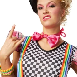 tectake Maskeraddräkt 80-talsclown neon dam L><noscript><img width=