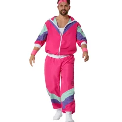 tectake Maskeraddräkt träningsoverall retro 80- och 90-tal herr XXL> Dräkter