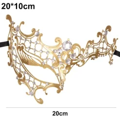 Maskeradmask för kvinnor, ögonmask för fest, bal, kostym, Mardi Gras, retromasker> Masker